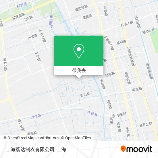 上海荔达制衣有限公司地图