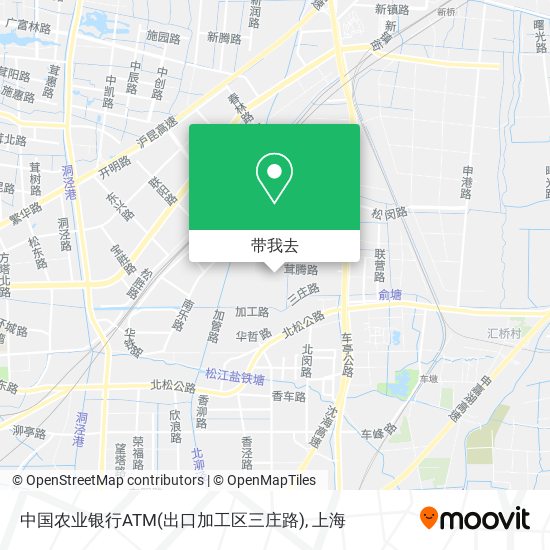 中国农业银行ATM(出口加工区三庄路)地图