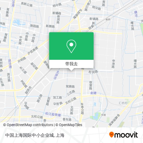 中国上海国际中小企业城地图
