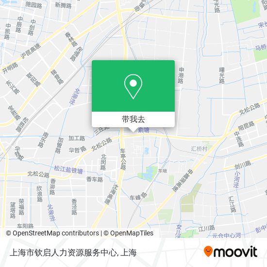 上海市钦启人力资源服务中心地图