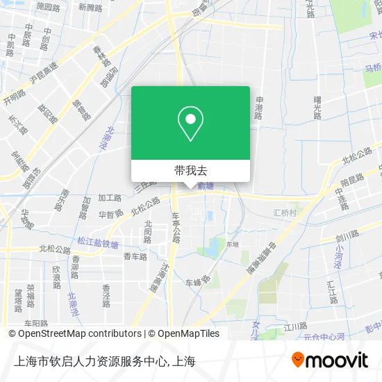 上海市钦启人力资源服务中心地图