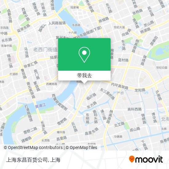 上海东昌百货公司地图
