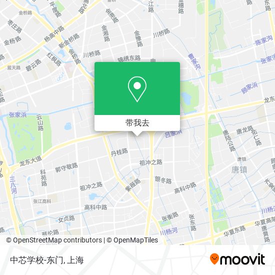 中芯学校-东门地图