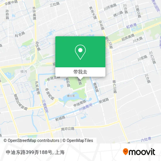 申迪东路399弄188号地图