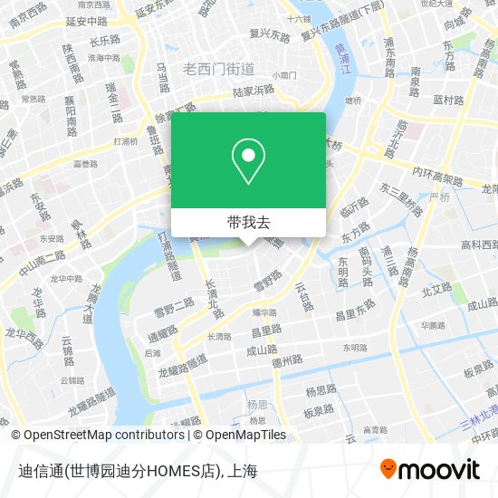 迪信通(世博园迪分HOMES店)地图