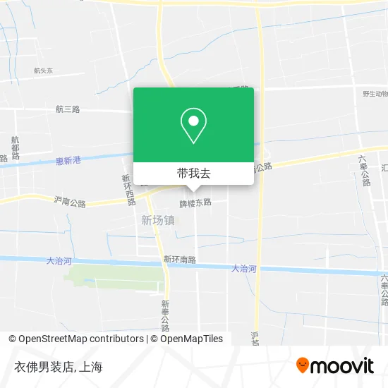 衣佛男装店地图