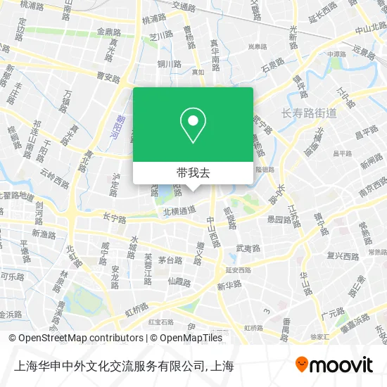 上海华申中外文化交流服务有限公司地图