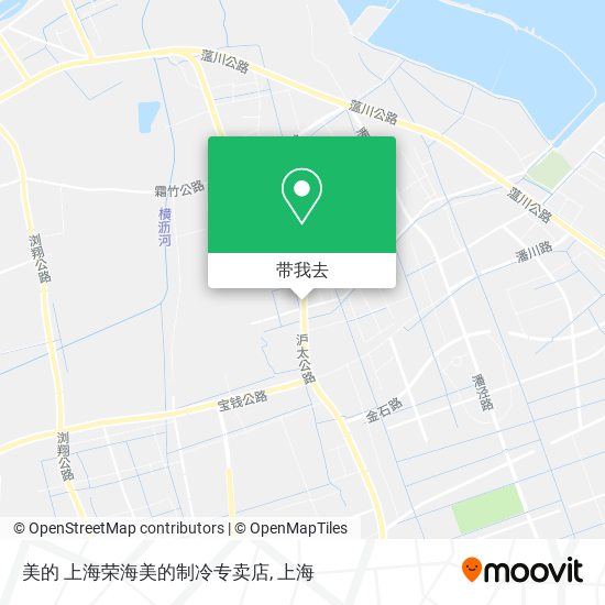 美的  上海荣海美的制冷专卖店地图