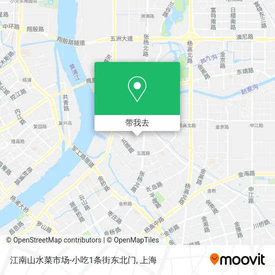 江南山水菜市场-小吃1条街东北门地图