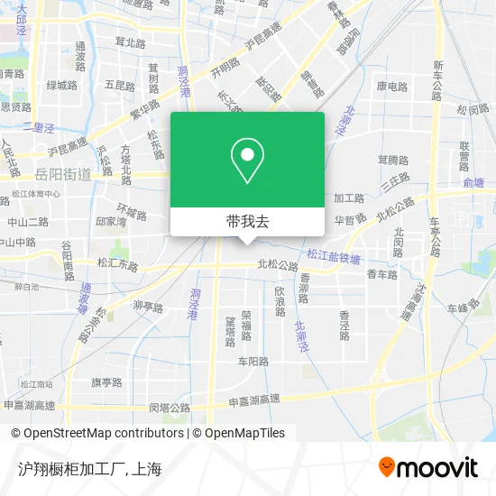沪翔橱柜加工厂地图