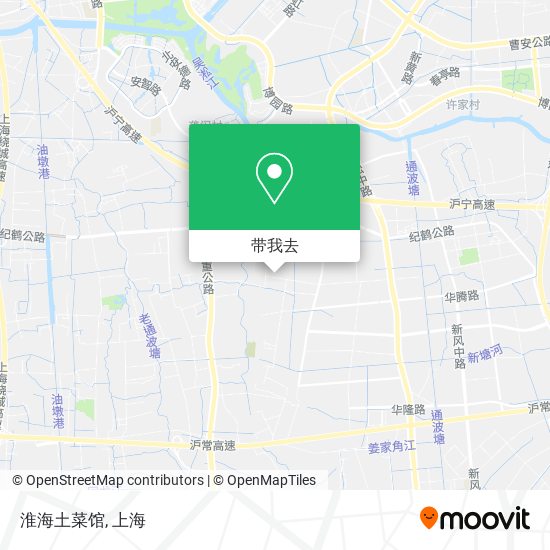淮海土菜馆地图