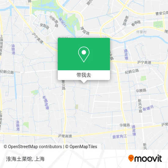 淮海土菜馆地图