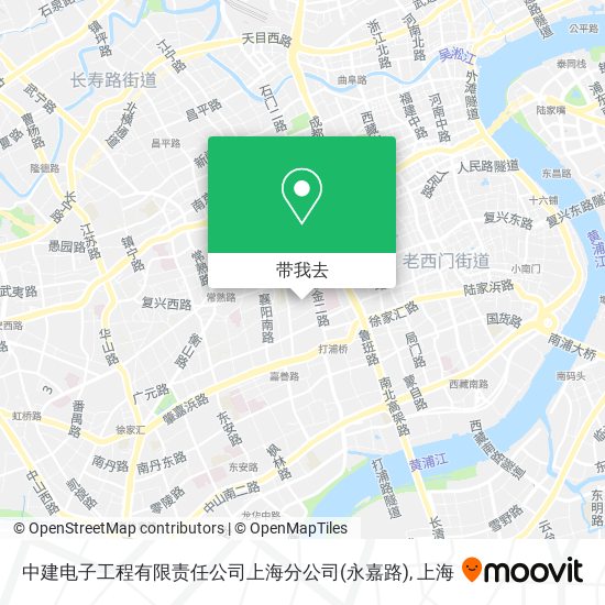 中建电子工程有限责任公司上海分公司(永嘉路)地图