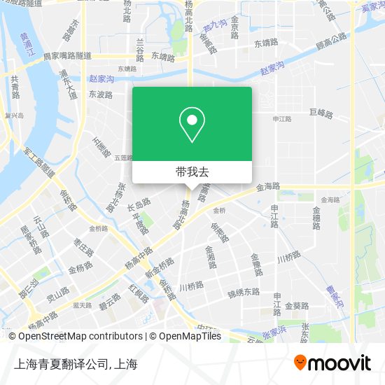 上海青夏翻译公司地图