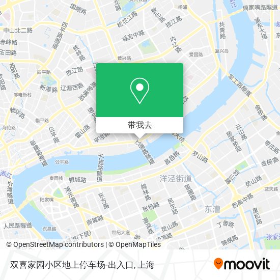 双喜家园小区地上停车场-出入口地图