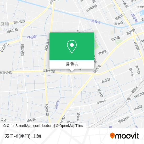 双子楼(南门)地图