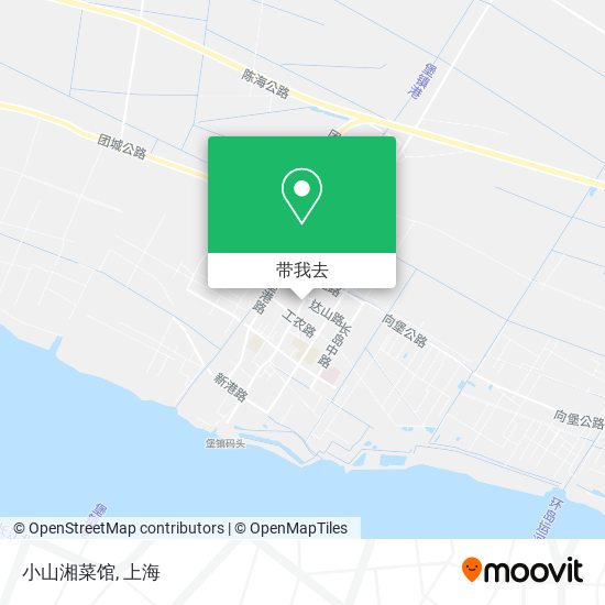 小山湘菜馆地图