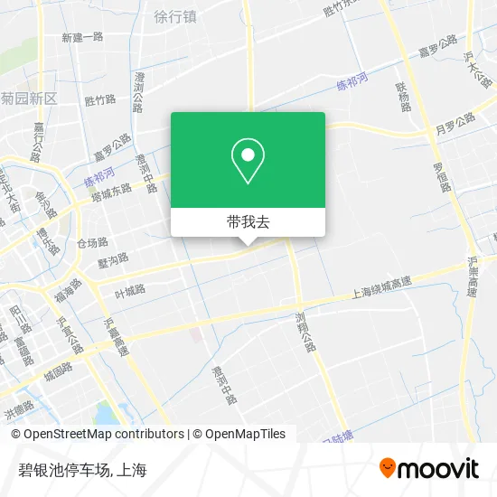 碧银池停车场地图