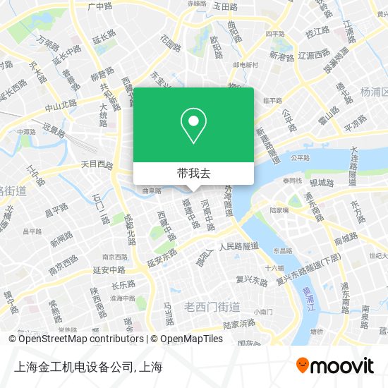上海金工机电设备公司地图