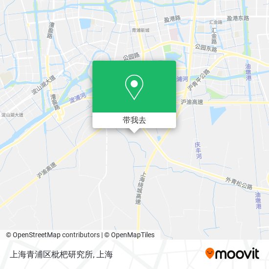 上海青浦区枇杷研究所地图