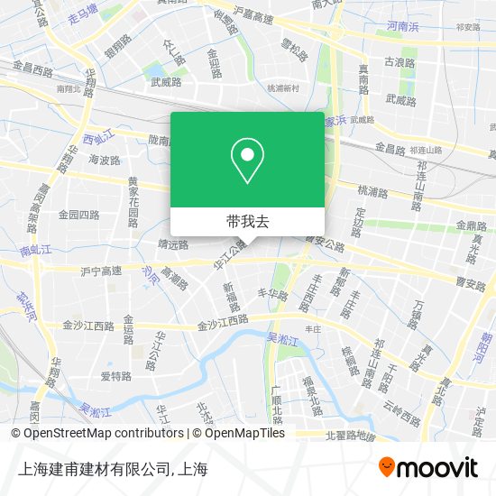 上海建甫建材有限公司地图