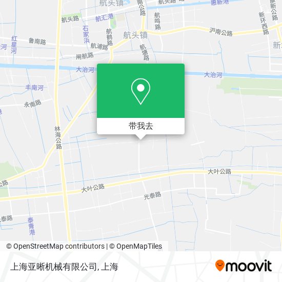 上海亚晰机械有限公司地图