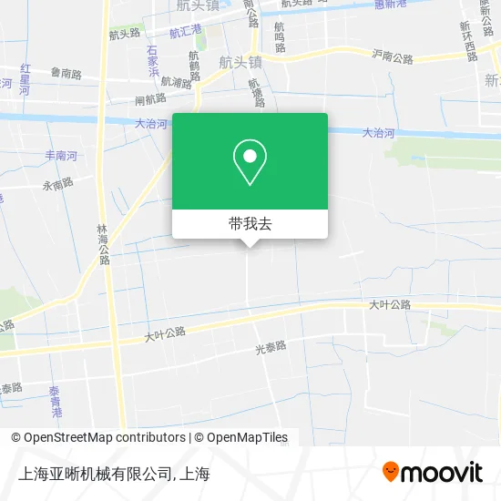 上海亚晰机械有限公司地图
