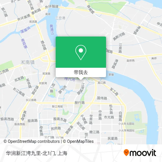 华润新江湾九里-北1门地图