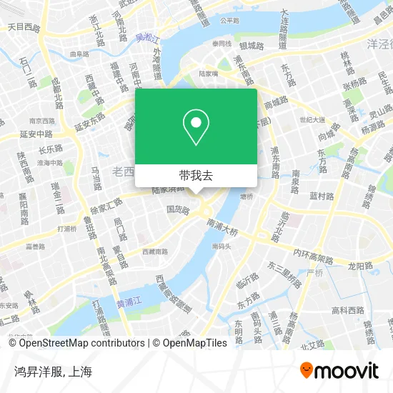 鸿昇洋服地图