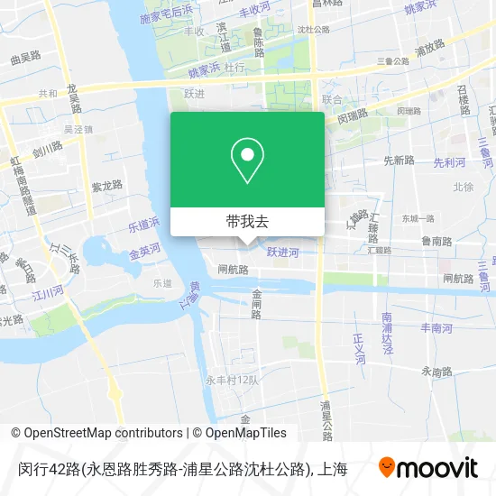 闵行42路(永恩路胜秀路-浦星公路沈杜公路)地图