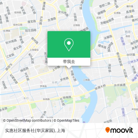 实惠社区服务社(华滨家园)地图