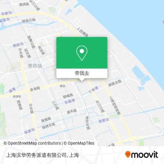 上海滨华劳务派遣有限公司地图