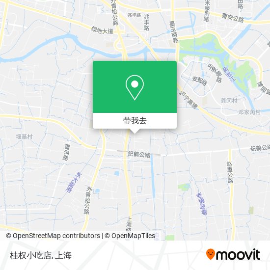 桂权小吃店地图