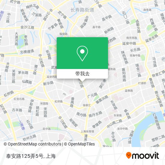 泰安路125弄5号地图