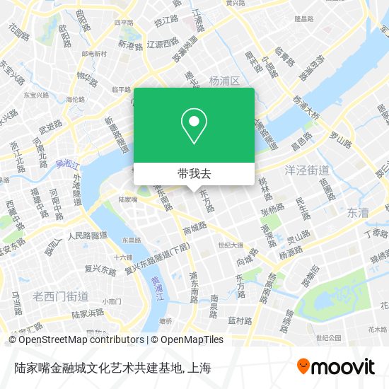 陆家嘴金融城文化艺术共建基地地图