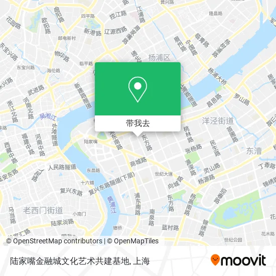 陆家嘴金融城文化艺术共建基地地图