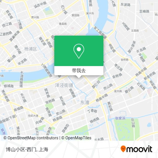 博山小区-西门地图