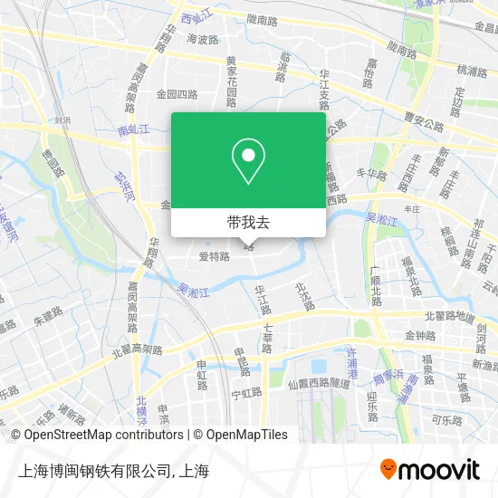 上海博闽钢铁有限公司地图