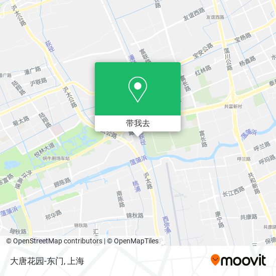 大唐花园-东门地图