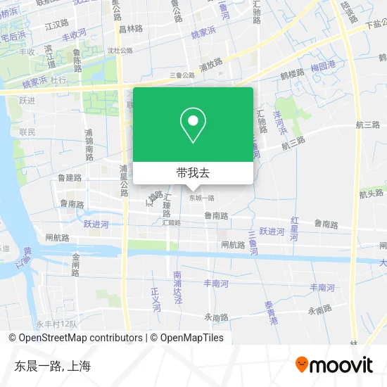 东晨一路地图