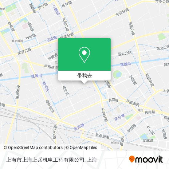 上海市上海上岳机电工程有限公司地图