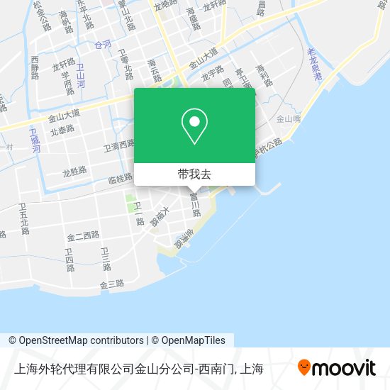 上海外轮代理有限公司金山分公司-西南门地图