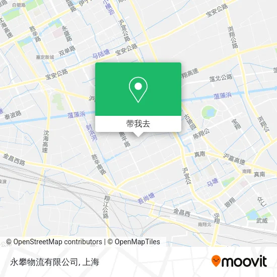 永攀物流有限公司地图