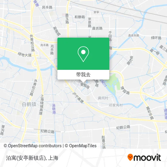 泊寓(安亭新镇店)地图