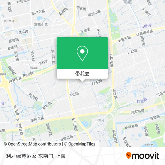 利君绿苑酒家-东南门地图