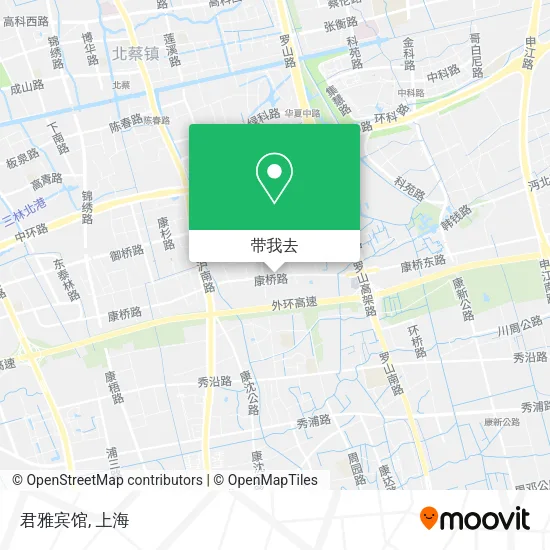 君雅宾馆地图