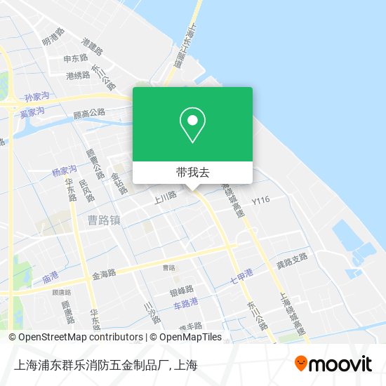 上海浦东群乐消防五金制品厂地图