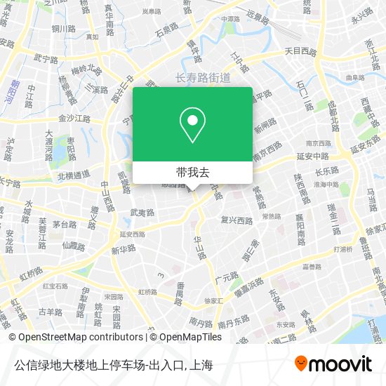公信绿地大楼地上停车场-出入口地图