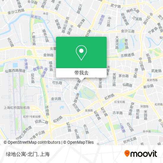 绿地公寓-北门地图