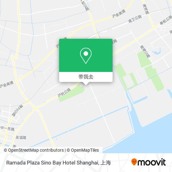 Ramada Plaza Sino Bay Hotel Shanghai地图